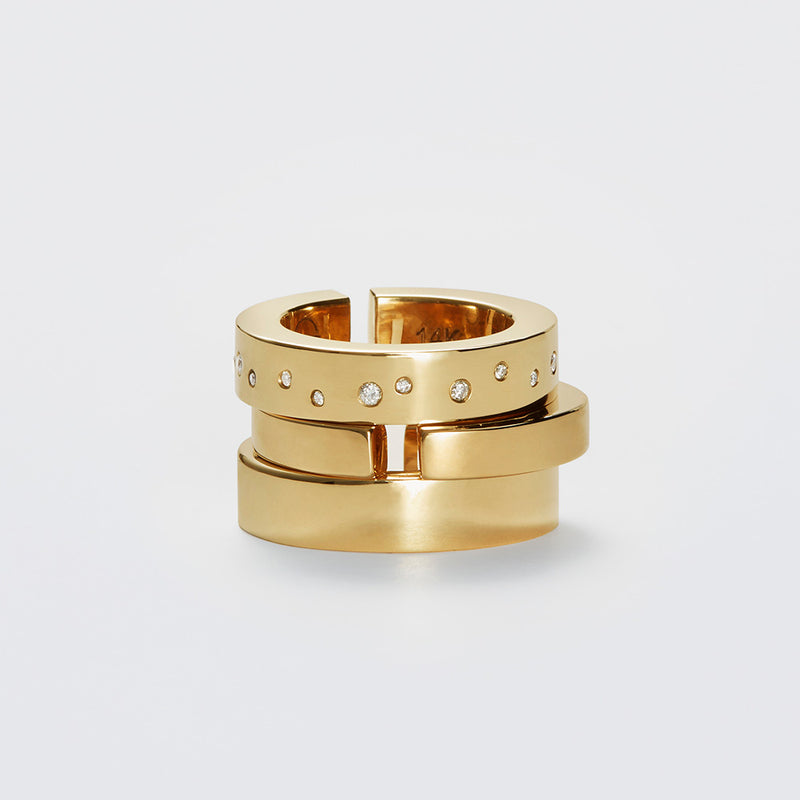 STARDUST ARCHETYPE RING - 14K GOLD
